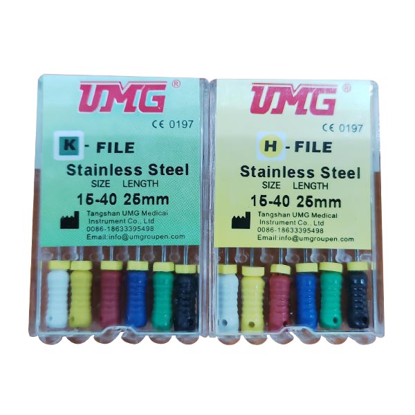 Stainless Steel H,K,R Files (Hand)